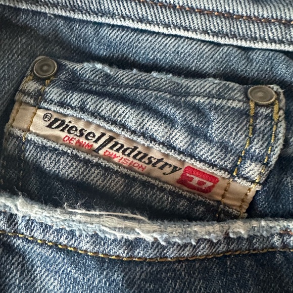 Diesel industrial denim division jeans, Zanjan size W 33L 32 - Picture 2 of 3